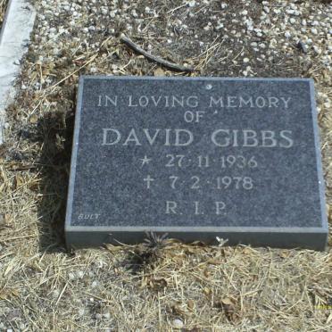 GIBBS David 1936-1978