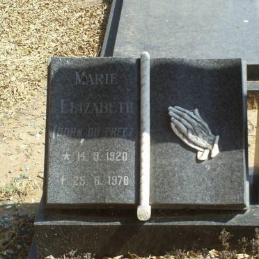 GOODYER Samuel Pheasant 19??-1982 &amp; Marie Elizabeth DU PREEZ 1920-1978 