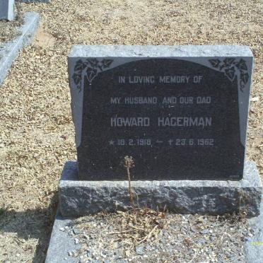 HAGERMAN Howard 1918-1962