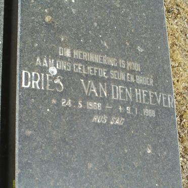 HEEVER Dries, van den 1968-1988