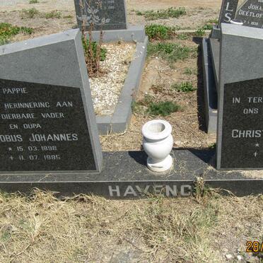 HAVENGA Jacobus Johannes 1898-1985 & Christina Gesina 1903-1985