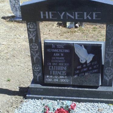 HEYNEKE Cathrine Francis 1957-2002