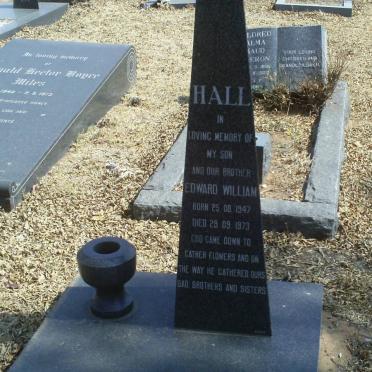 HALL Edward William 1947-1973