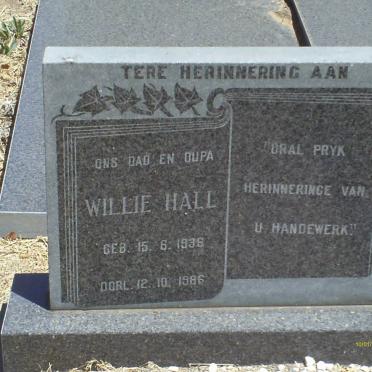 HALL Willie 1936-1986