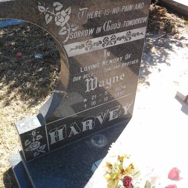 HARVEY Wayne 1974-1992