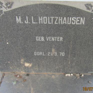 HOLTZHAUSEN M.J.L. nee VENTER -1970