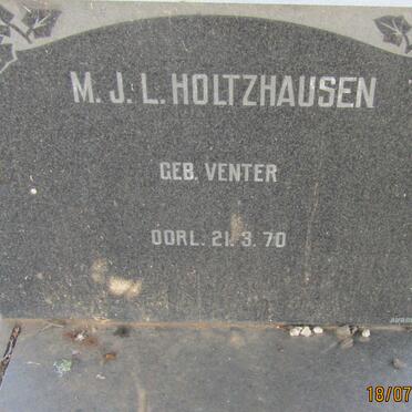 HOLTZHAUSEN M.J.L. nee VENTER -1970