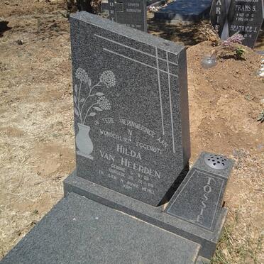 HEERDEN Hilda, van 1955-1989