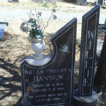 HANSEN Willem Phillipus 1940-1984