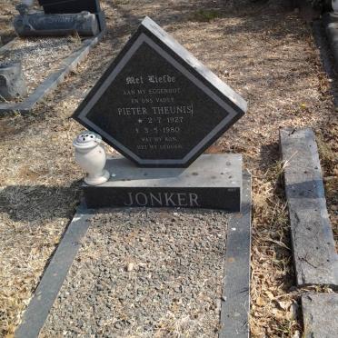 JONKER Pieter Theunis 1927-1980