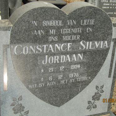 JORDAAN Constance Sylvia 1934-1975