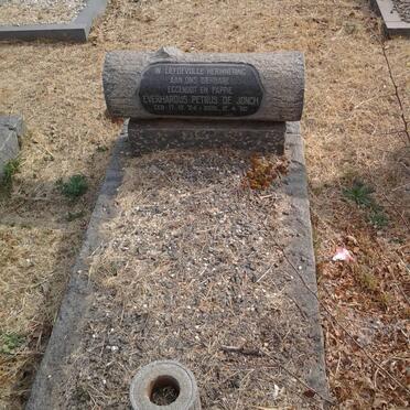 JONGH Everhardus Petrus, de 1924-1960