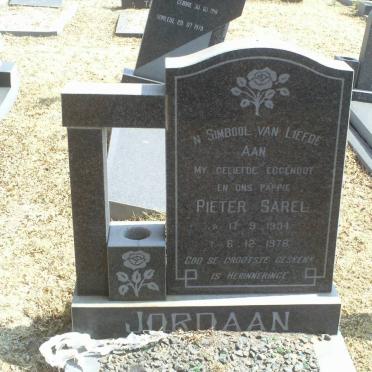 JORDAAN Pieter Sarel 1934-1978