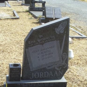 JORDAAN Gert Johannes Albertus 1956-1979