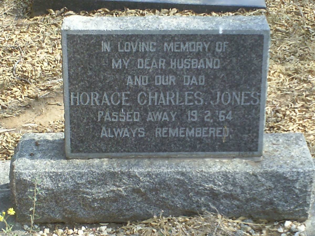 JONES Horace Charles -1964