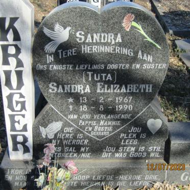 KRUGER Sandra Elizabeth 1967-1990