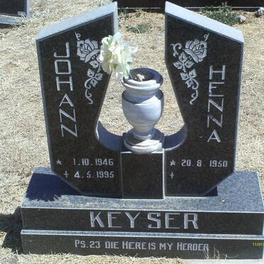 KEYSER Johann 1946-1995 &amp; Henna 1950-
