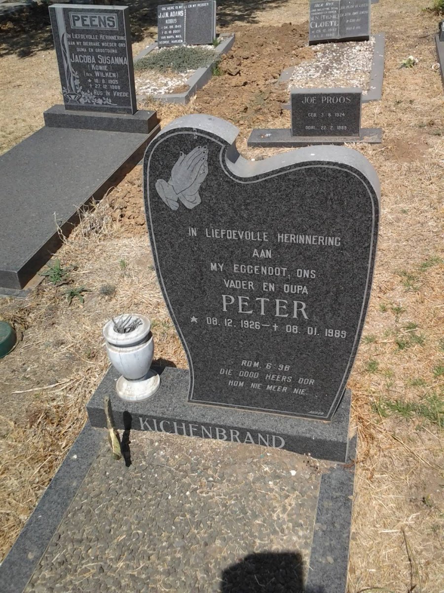 KICHENBRAND Peter 1926-1985