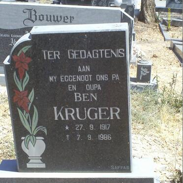 KRUGER Ben 1917-1986