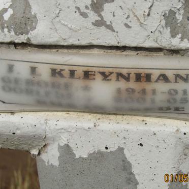 KLEYNHANS J. L 1941-2001