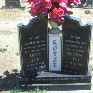 KOTZE J.J.E. 1945-2006 &amp; H. 1953-