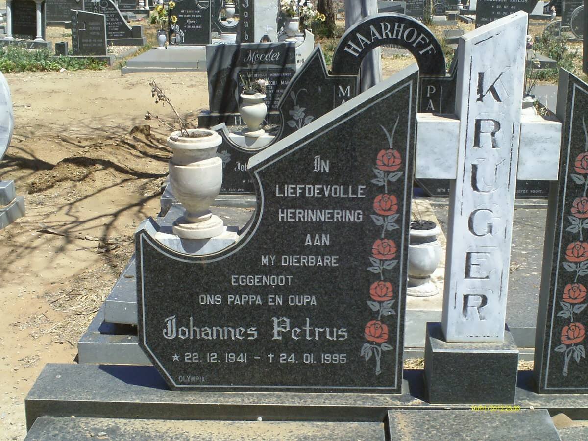KRUGER Johannes Petrus 1941-1996