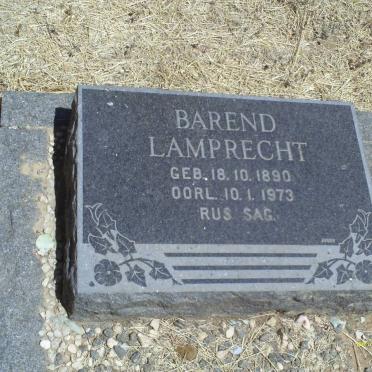 LAMPRECHT Barend 1890-1973