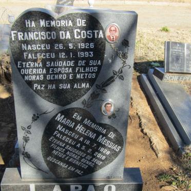 LAPAO Francisco da Costa 1926-1993 &amp; Maria Helena Messias 1928-2018