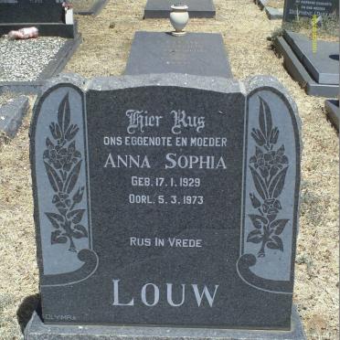 LOUW Anna Sophia 1929-1973