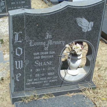 LOWE Shane 1972-1989
