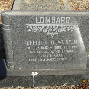 LOMBARD Christoffel Wilhelm 1932-1969