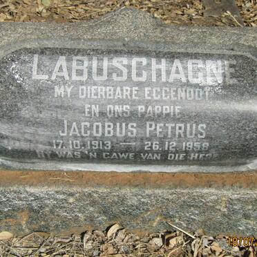 LABUSCHAGNE Jacobus Petrus 1913-1958