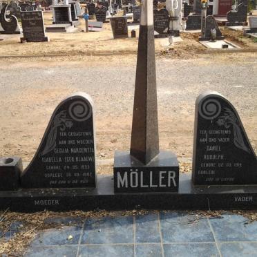 MOLLER Daniel Rudolph 1914- &amp; Cecilia Margeritaa Isabella BLAAUW 1933-1982