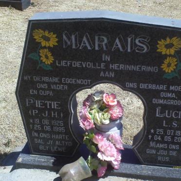 MARAIS P.J.H. 1925-1995 &amp; L.S. 1930-2007