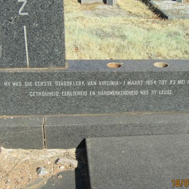 MENTZ Marthinus C.C. 1919-1961 & Johanna M. 1923-1978 _2