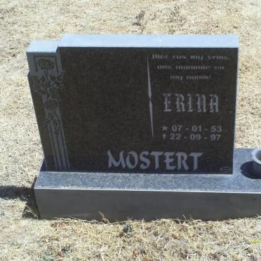 MOSTERT Erina 1953-1997