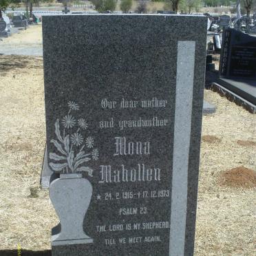 MAHOLLEN Mona 1915-1973