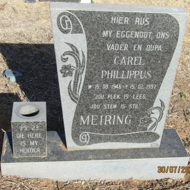 MEIRING Carel Phillippus 1946-1997