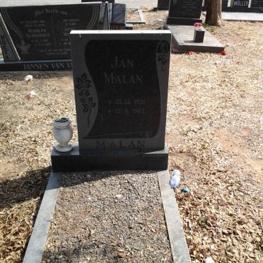 MALAN Jan 1921-1982