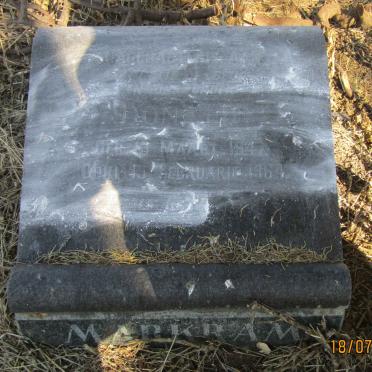 MARKRAM Donald 1947-1964