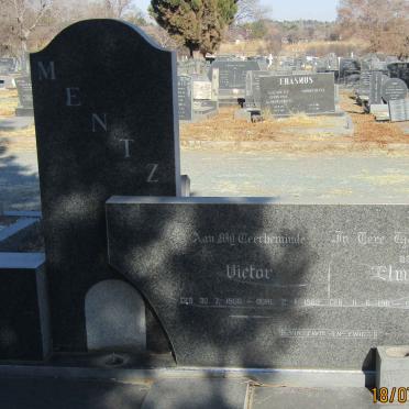 MENTZ Victor 1906-1968 &amp; Elmine 1911-1996