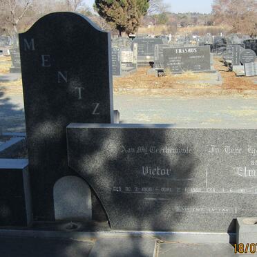 MENTZ Victor 1906-1968 &amp; Elmine 1911-1996