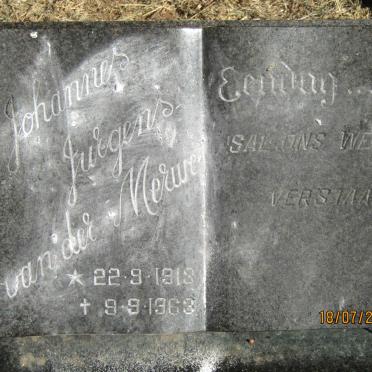 MERWE Johannes Jurgens, van der 1913-1963