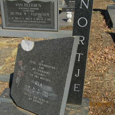 NORTJE Ria 1960-1988