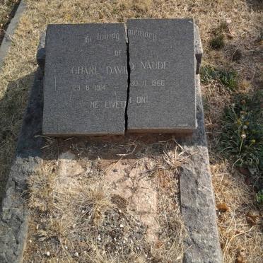 NAUDE Charl David 1914-1966