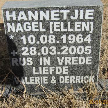 NAGEL Hannetjie 1964-2005