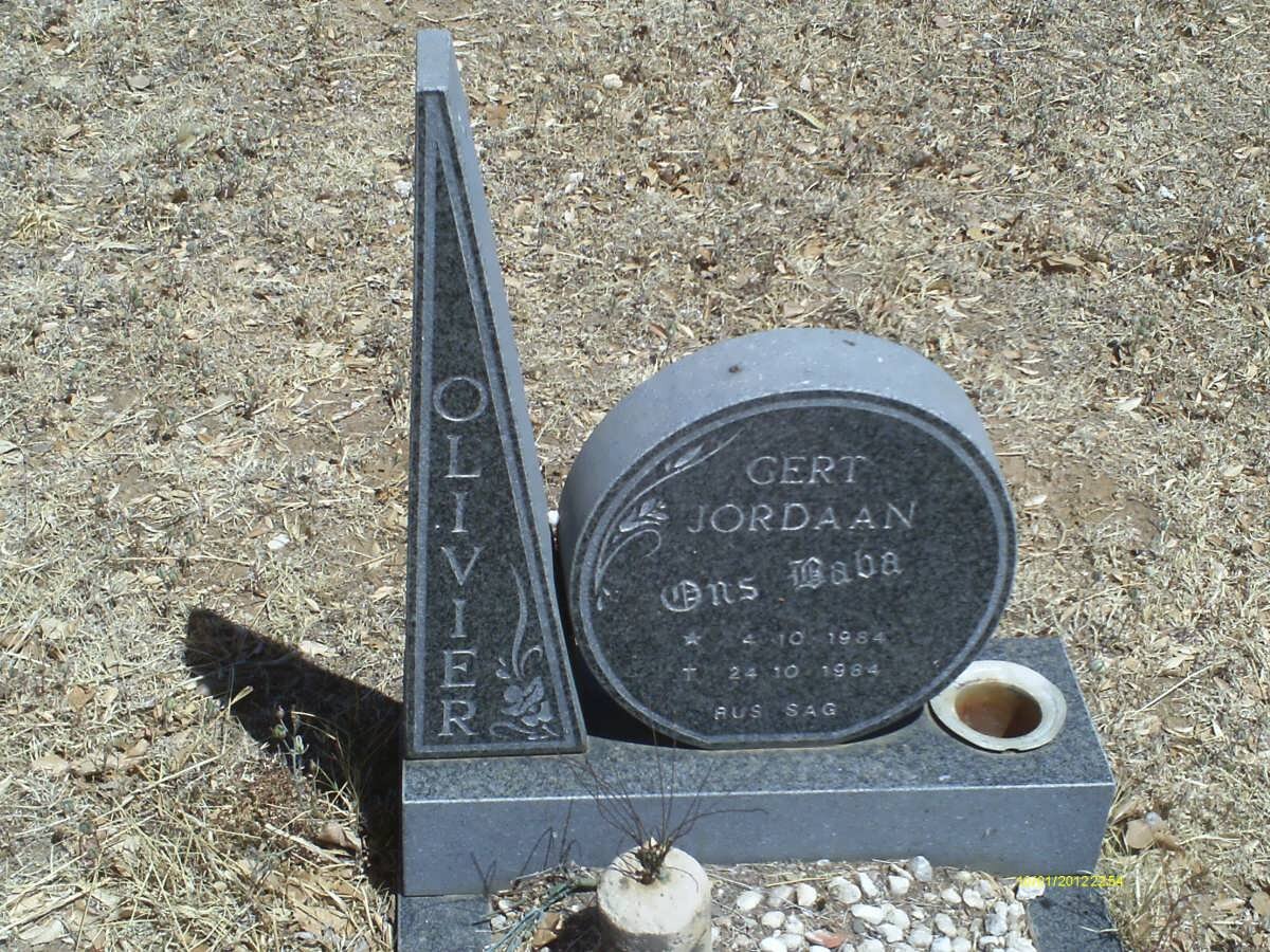 OLIVIER Gert Jordaan 1984-1984