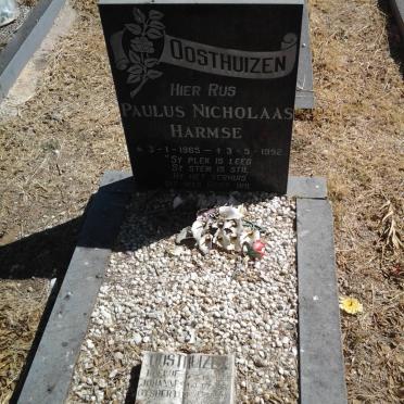 OOSTHUIZEN Paulus Nicholaas Harmse 1965-1992 :: OOSTHUIZEN Roelof Johannes Gysbertus 1955-1999