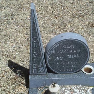 OLIVIER Gert Jordaan 1984-1984