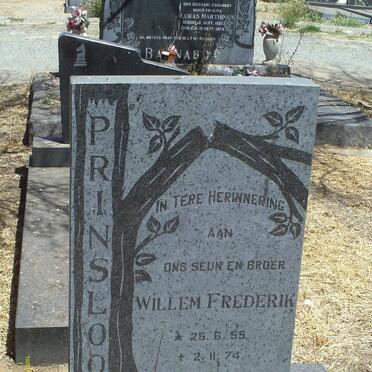 PRINSLOO Willem Frederik 1955-1974